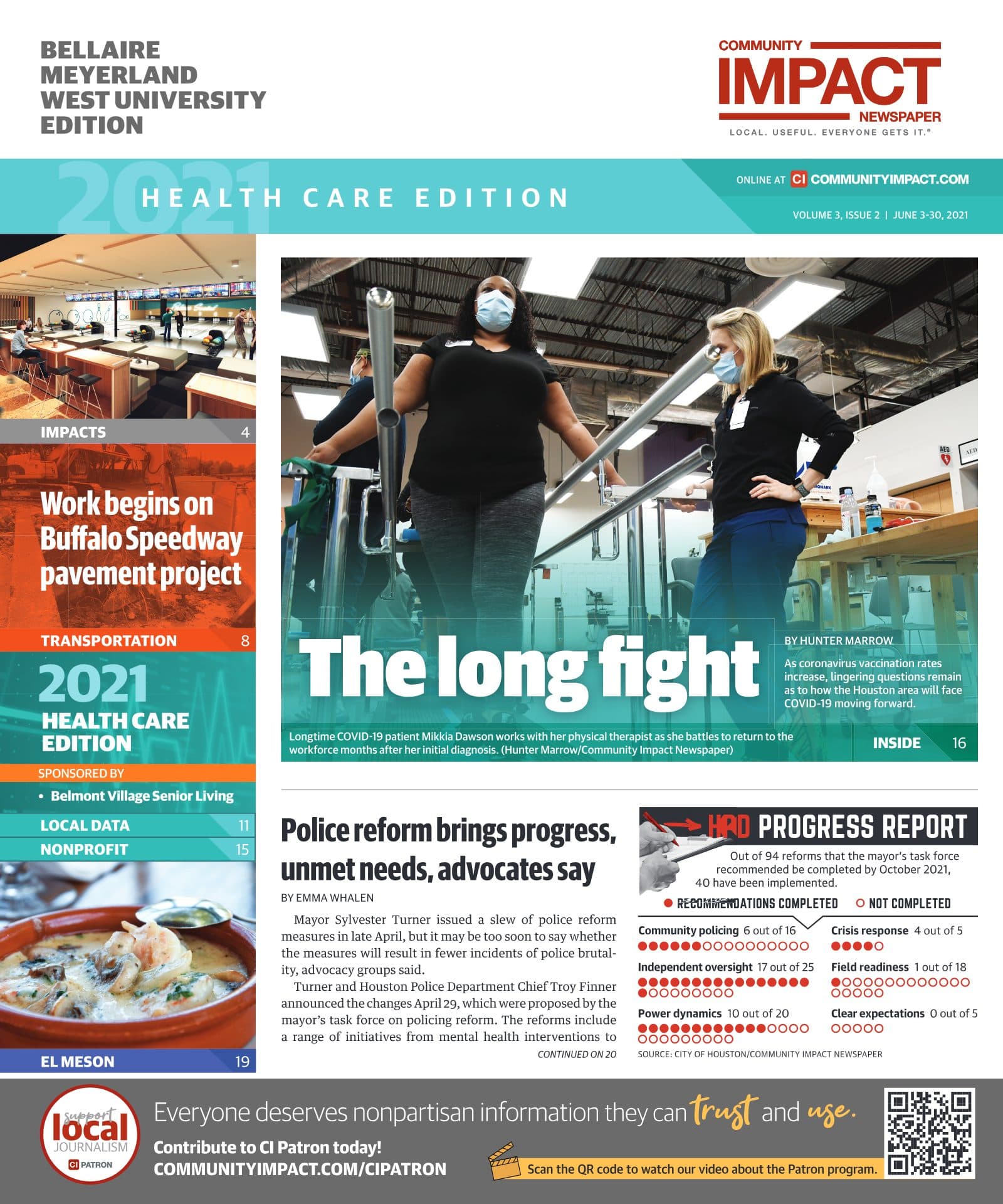 Bellaire - Meyerland - West University cover — June 2021