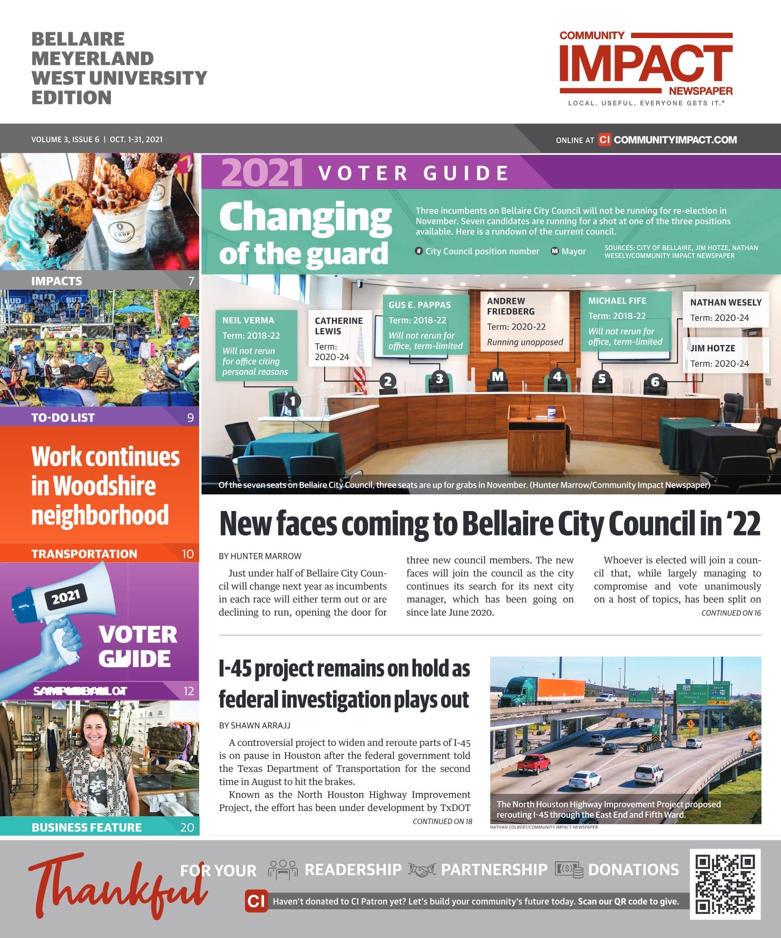 Bellaire - Meyerland - West University cover — October 2021
