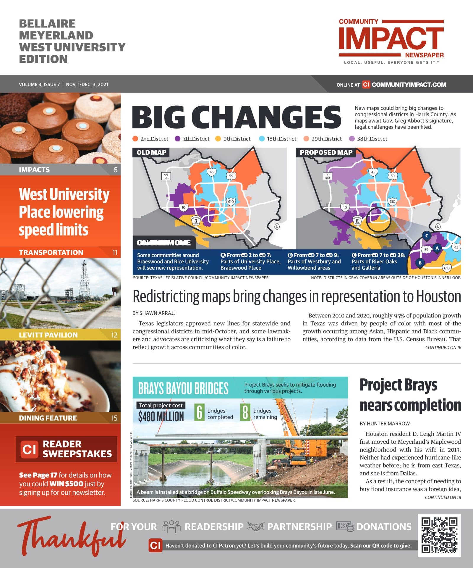 Bellaire - Meyerland - West University cover — November 2021