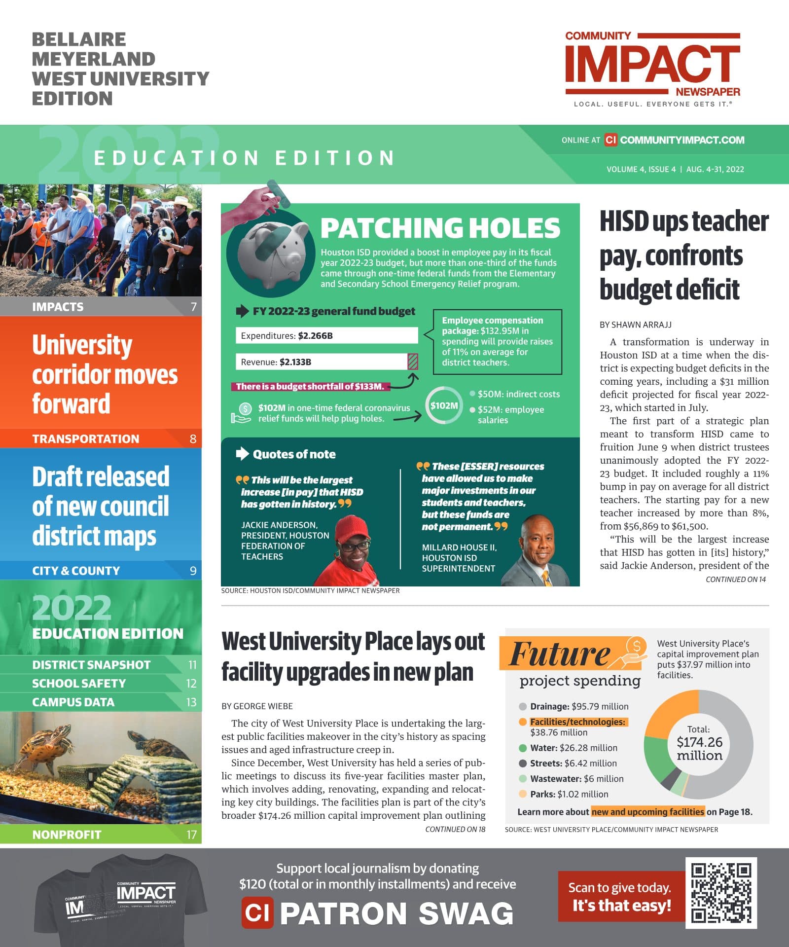 Bellaire - Meyerland - West University cover — August 2022