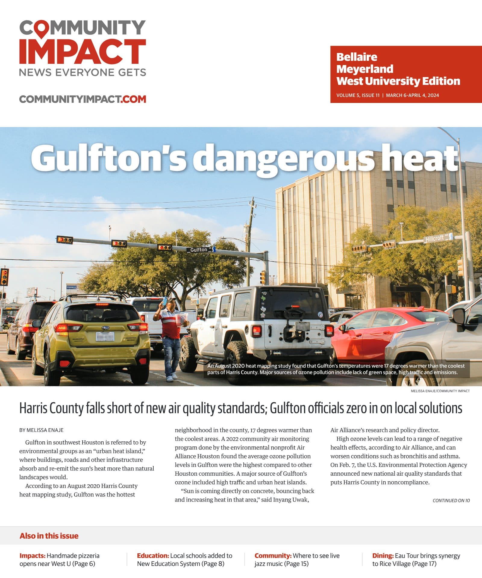 Bellaire - Meyerland - West University cover — March 2024