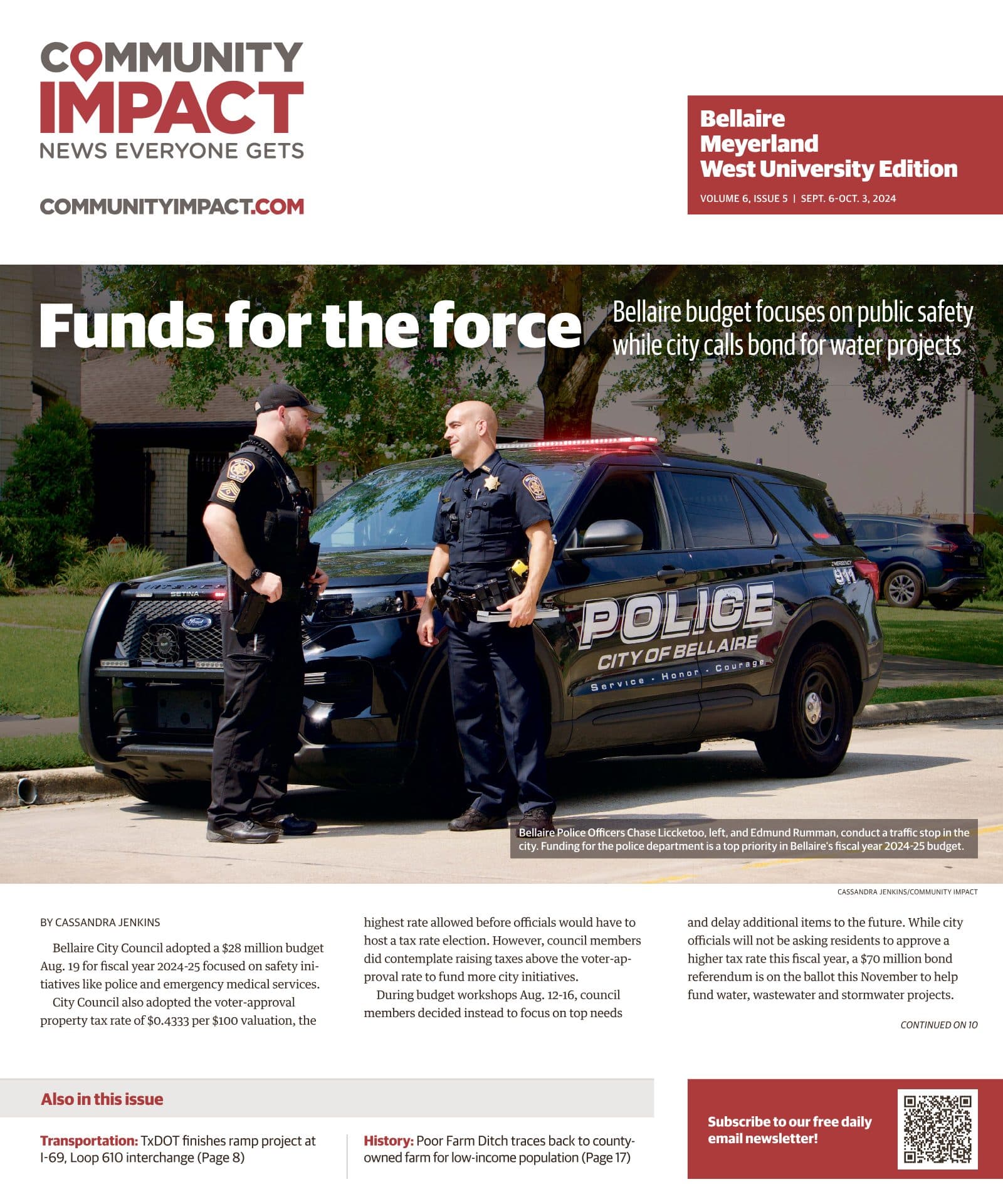 Bellaire - Meyerland - West University cover — September 2024