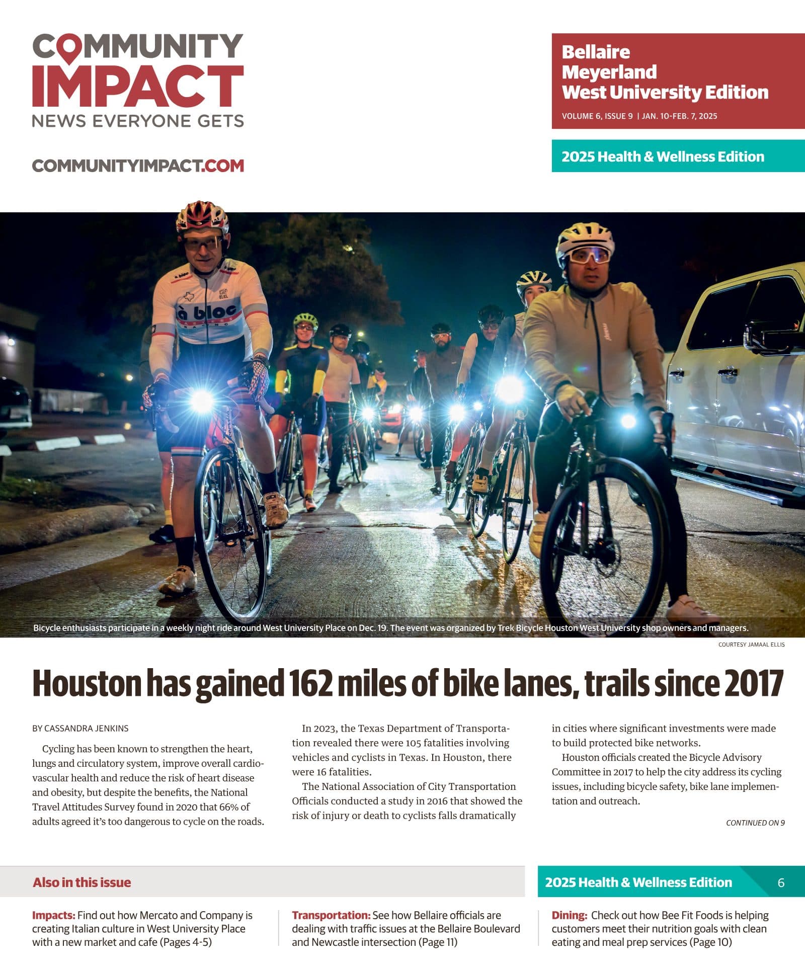 Bellaire - Meyerland - West University cover — January 2025