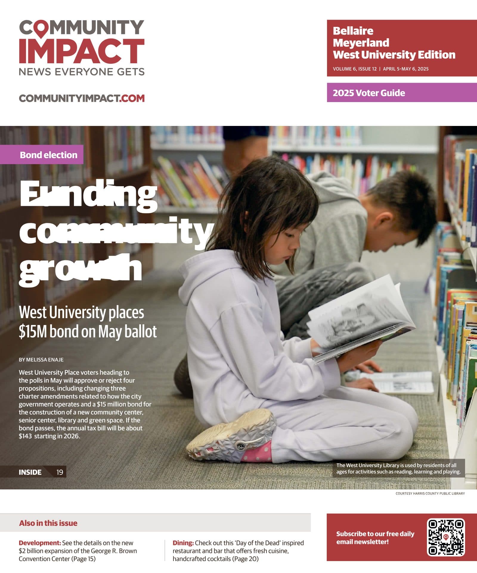 Bellaire - Meyerland - West University cover — April 2025