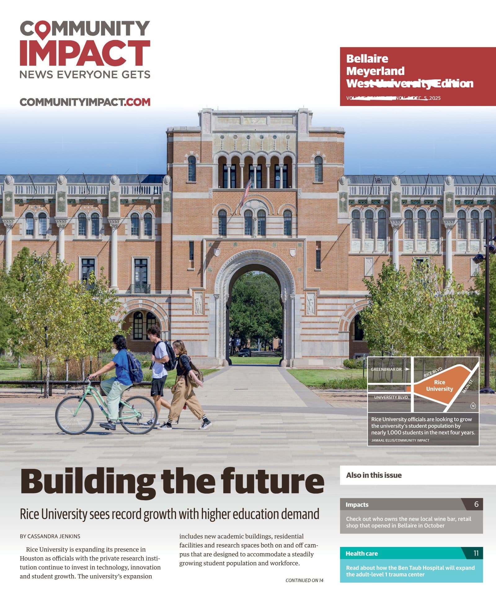 Bellaire - Meyerland - West University cover — November 2025