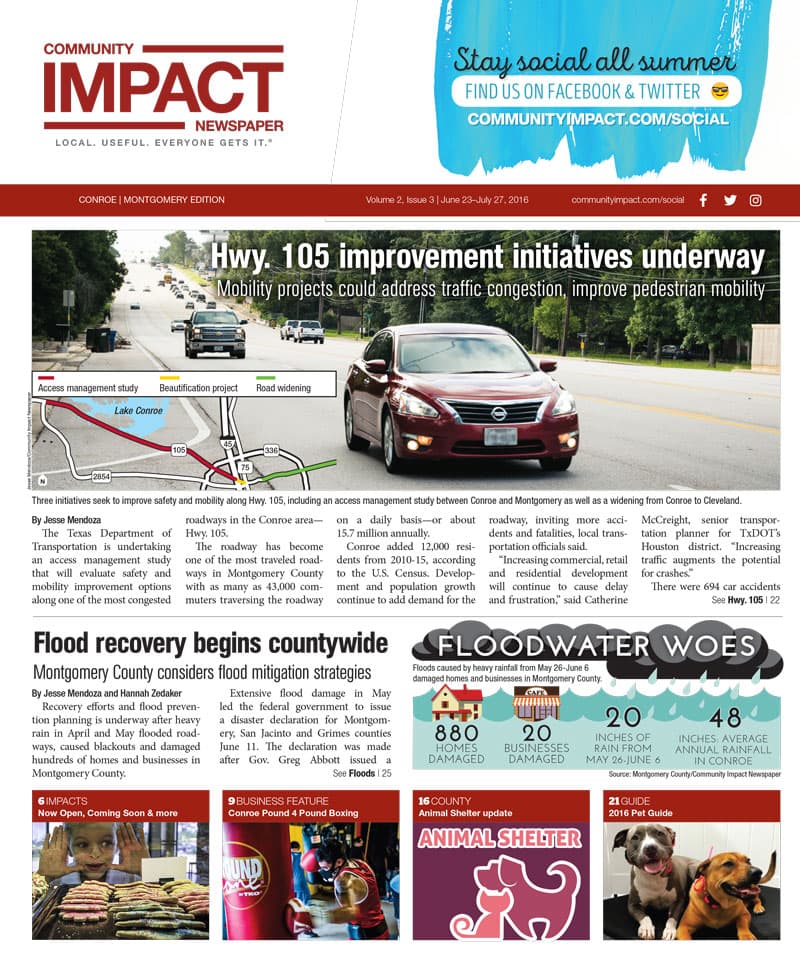 Conroe - Montgomery cover — June 2016
