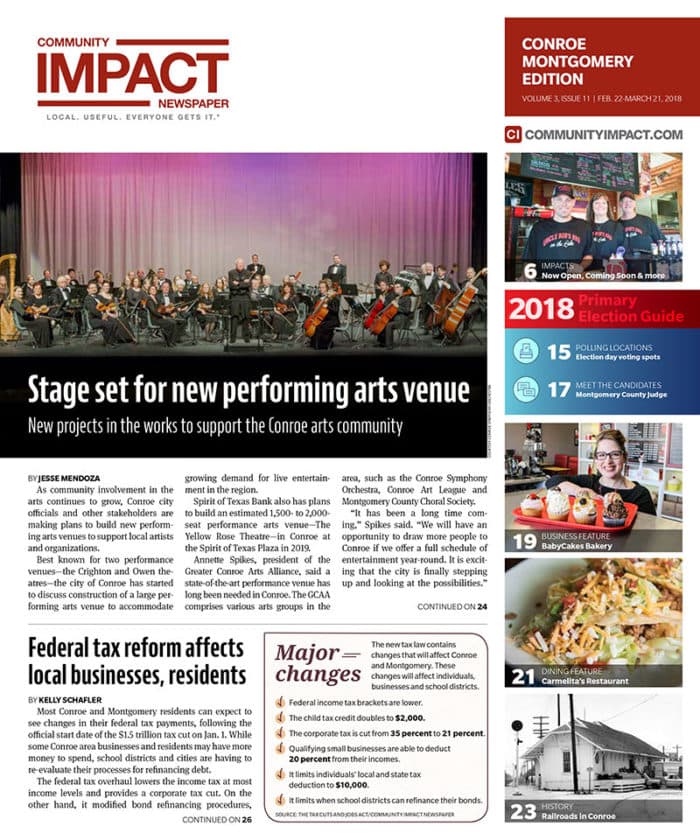 Conroe - Montgomery cover — February 2018