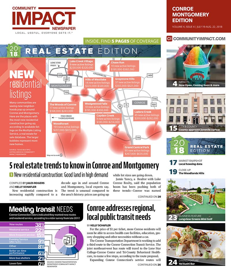 Conroe - Montgomery cover — July 2018