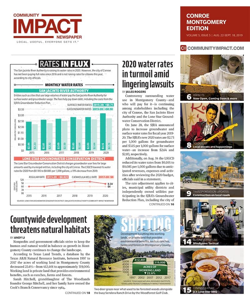 Conroe - Montgomery cover — August 2019