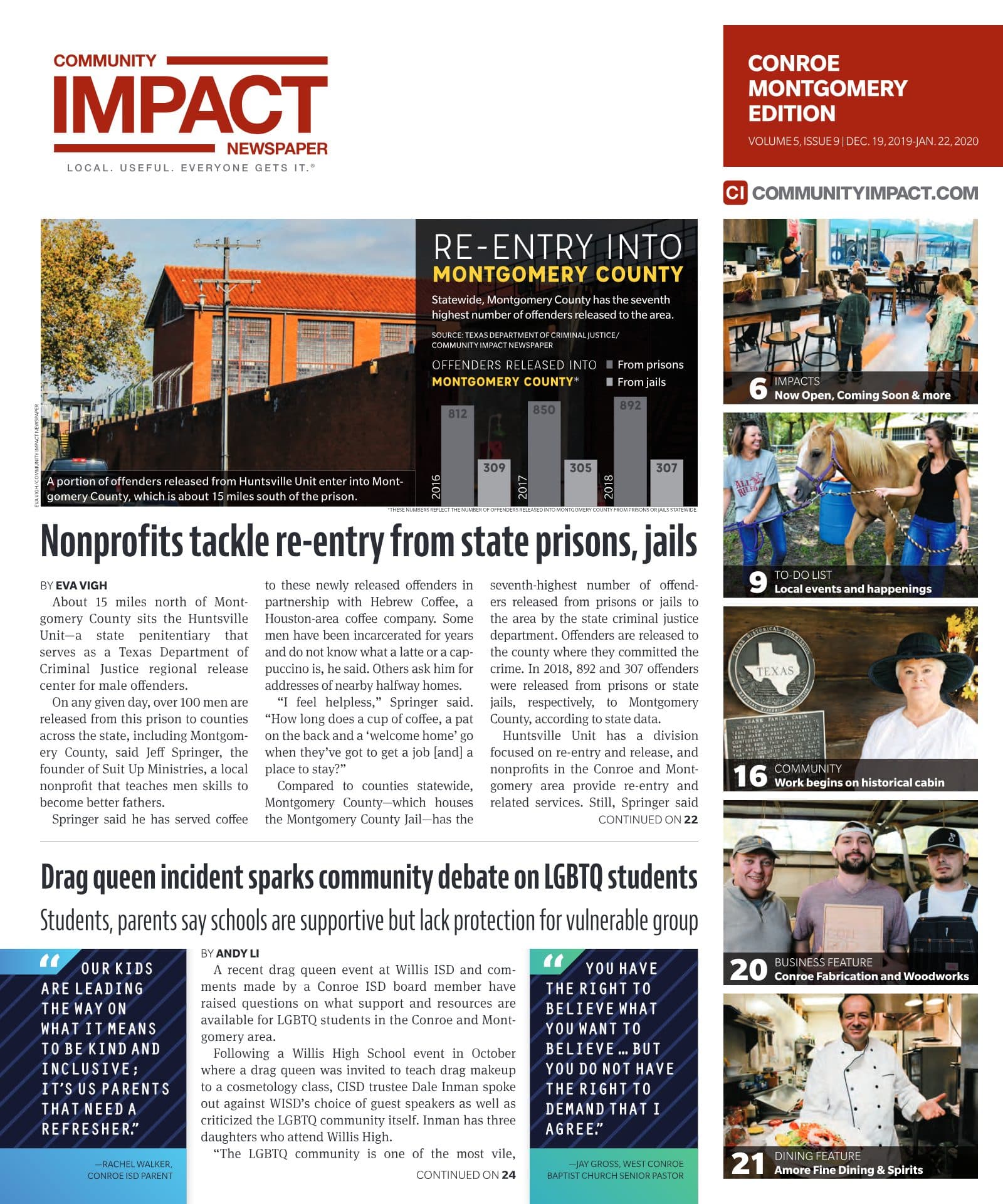Conroe - Montgomery cover — December 2019