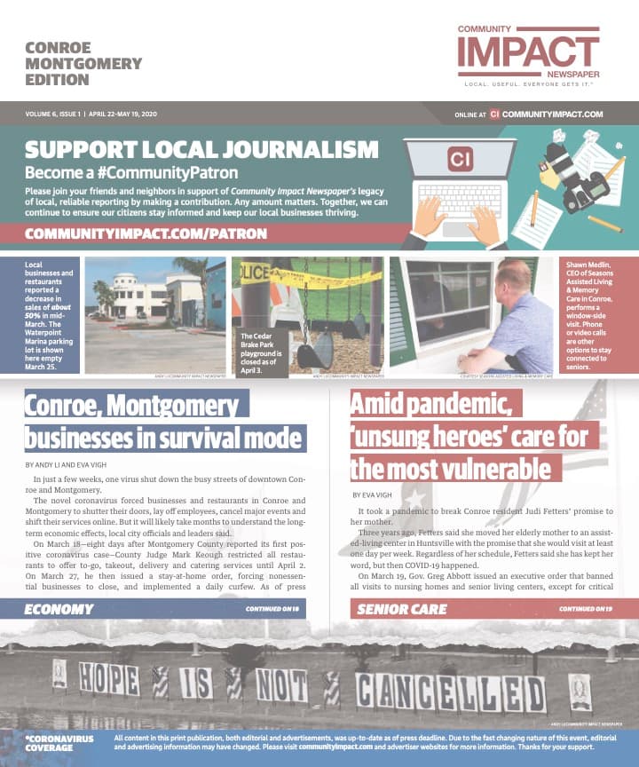 Conroe - Montgomery cover — April 2020