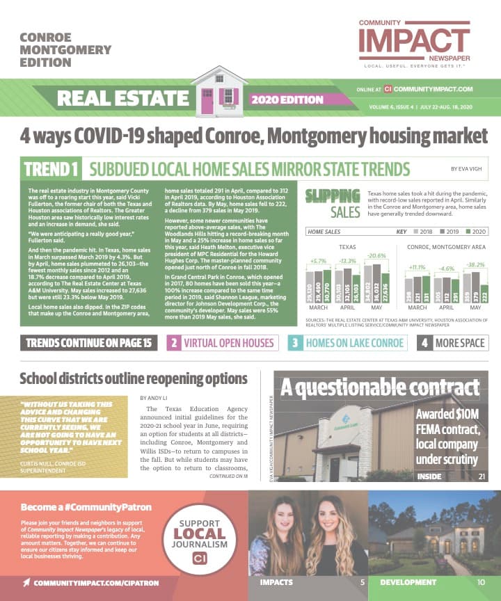 Conroe - Montgomery cover — July 2020