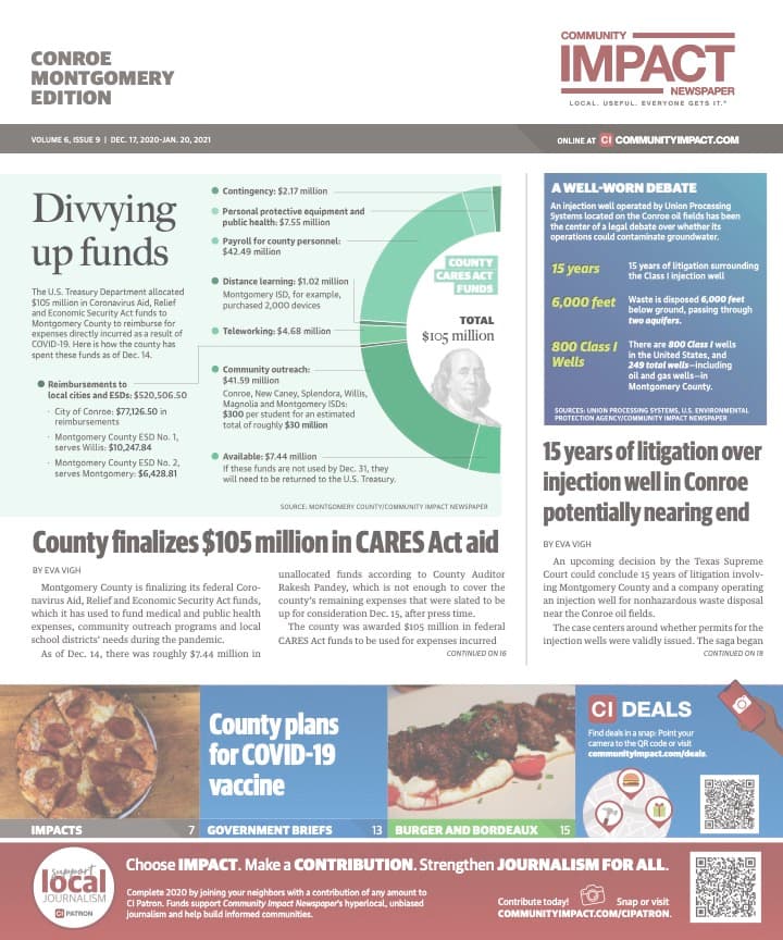 Conroe - Montgomery cover — December 2020