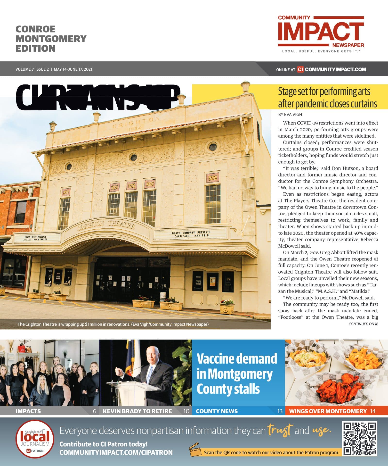 Conroe - Montgomery cover — May 2021