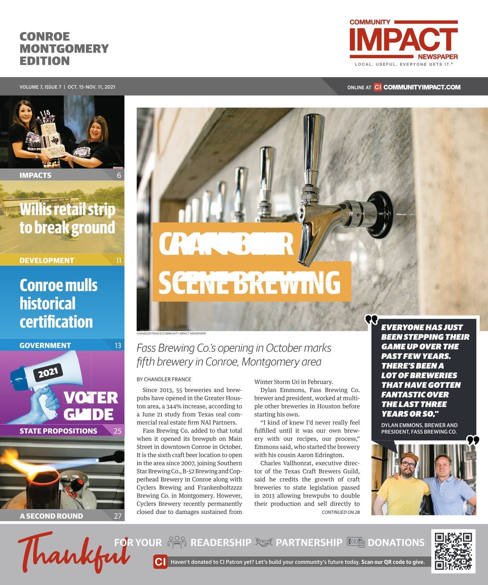 Conroe - Montgomery cover — October 2021