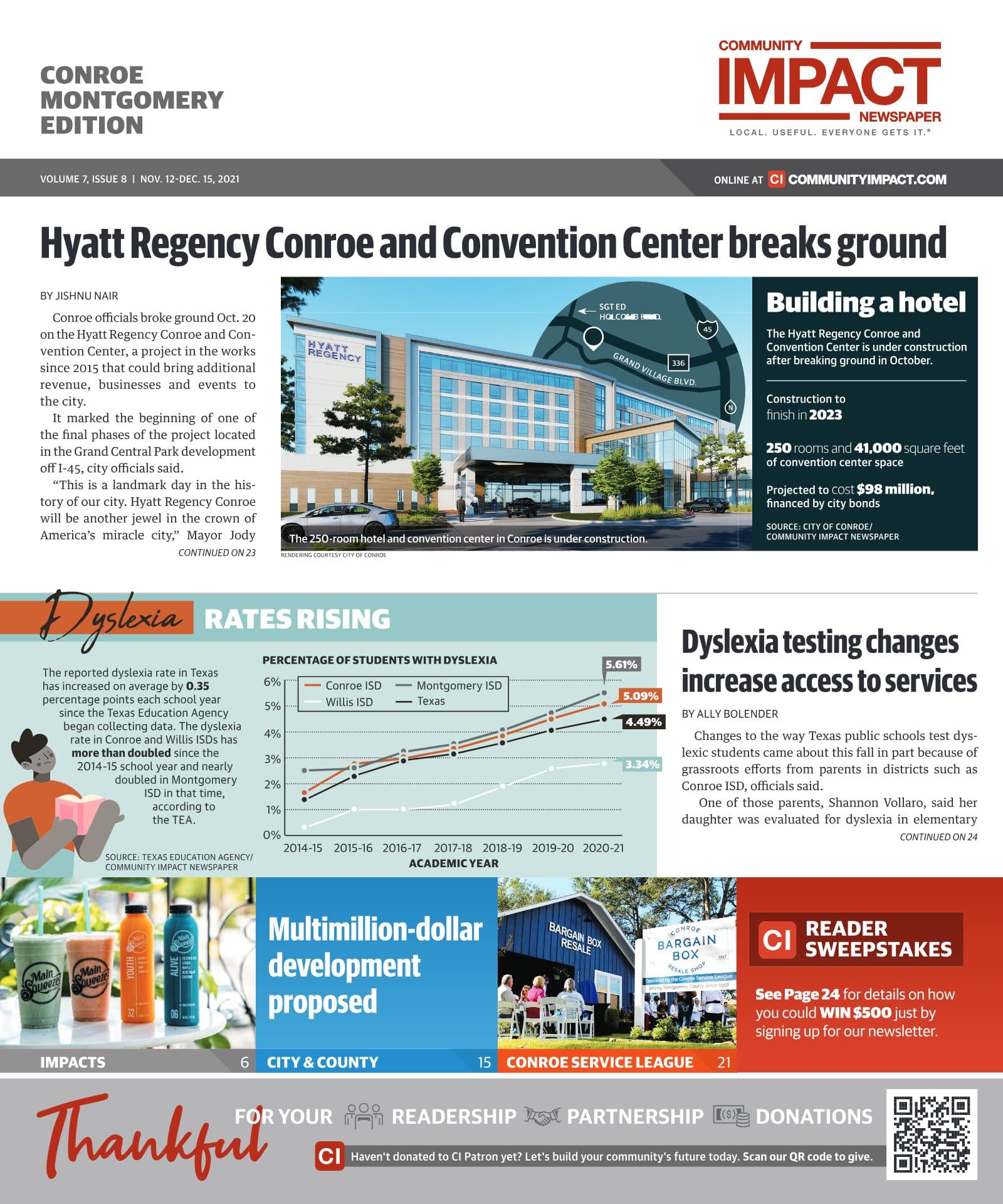 Conroe - Montgomery cover — November 2021