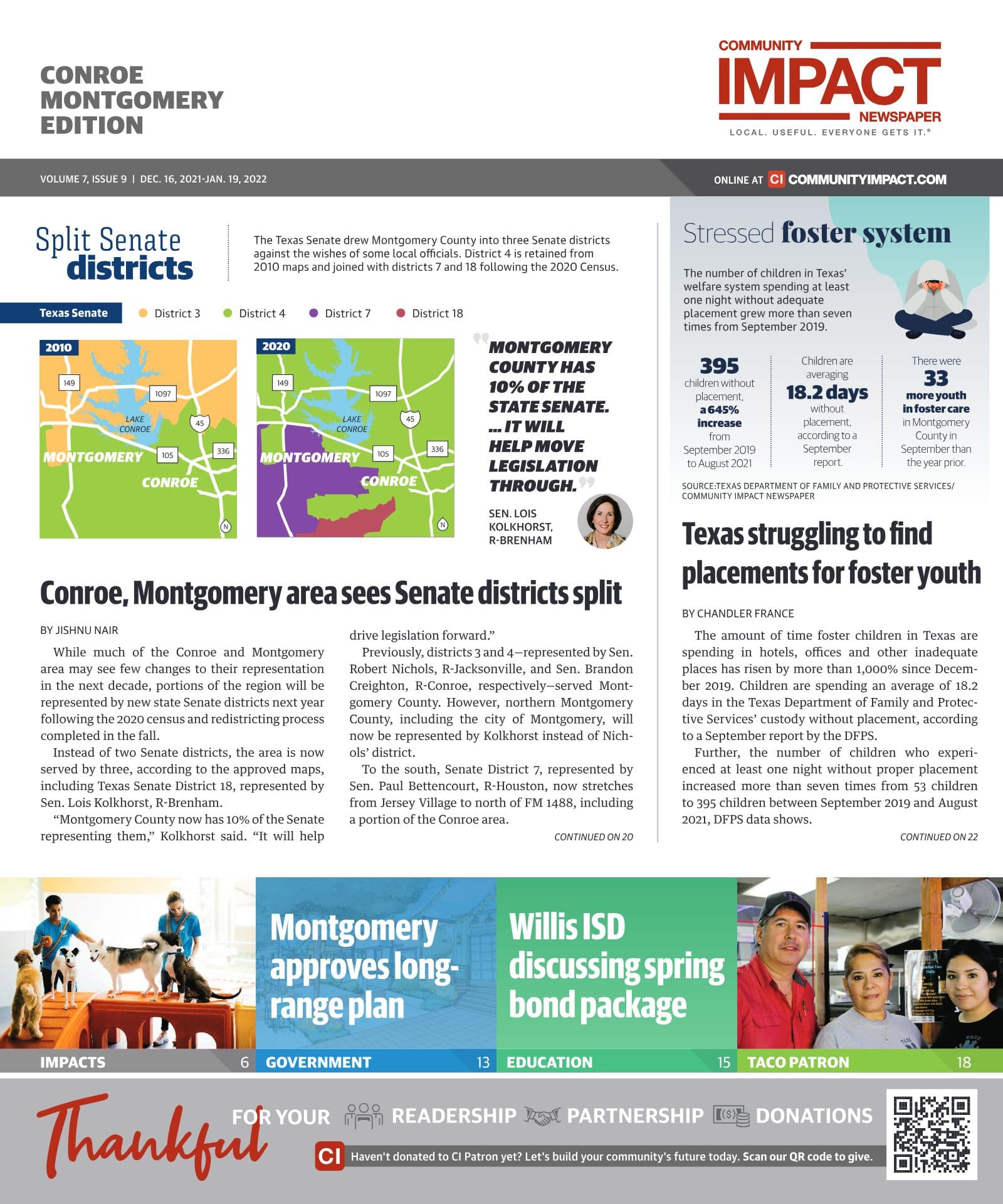 Conroe - Montgomery cover — December 2021