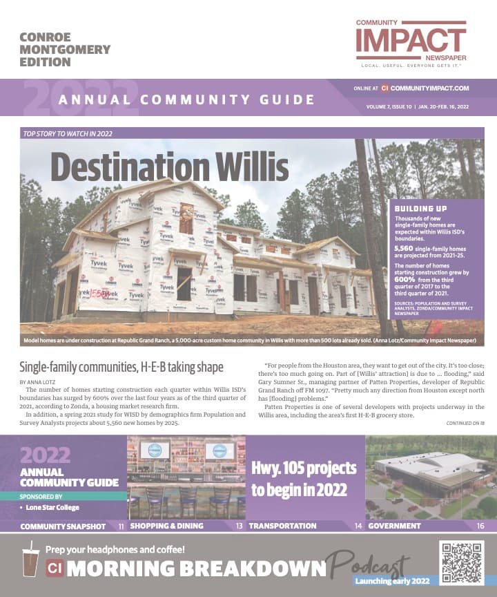 Conroe - Montgomery cover — January 2022