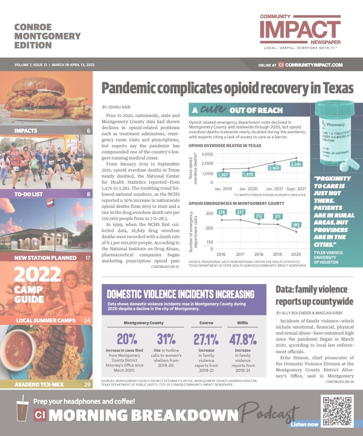 Conroe - Montgomery cover — March 2022