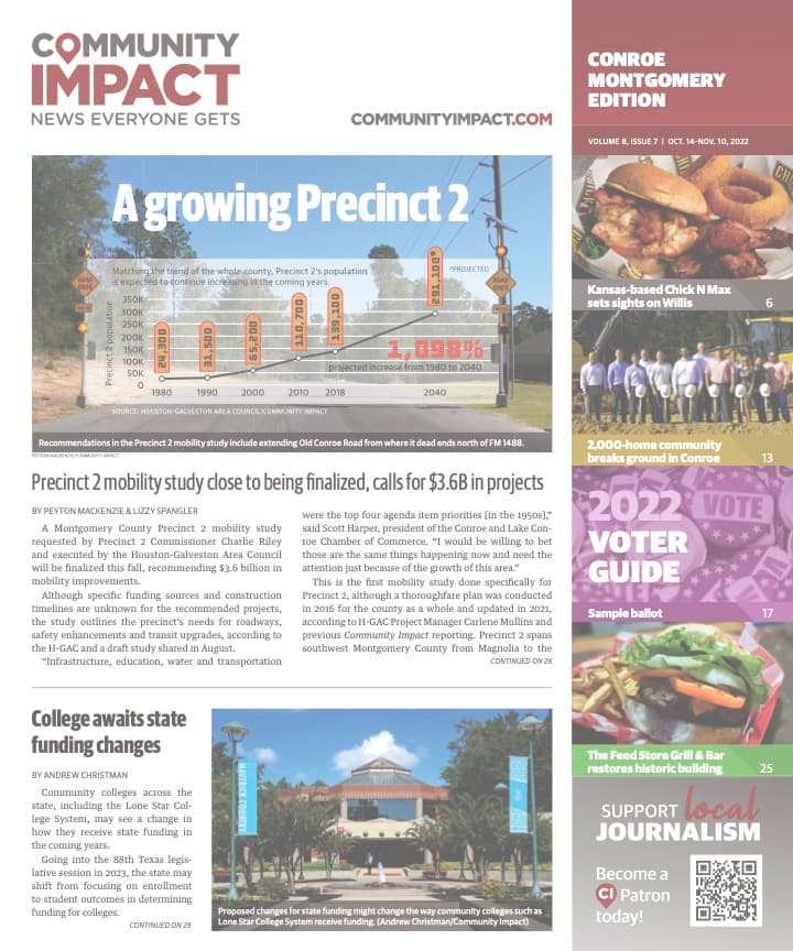 Conroe - Montgomery cover — October 2022
