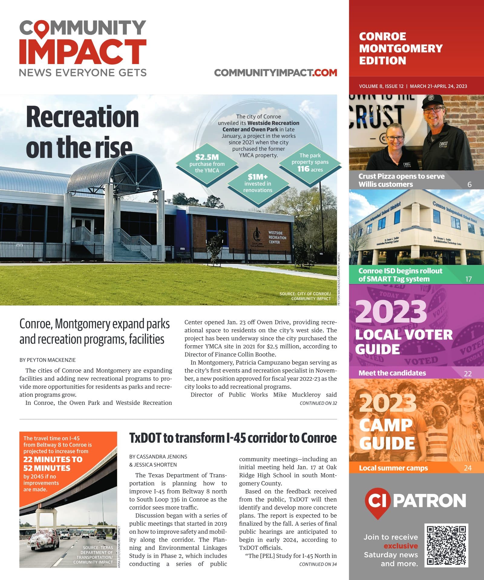 Conroe - Montgomery cover — March 2023