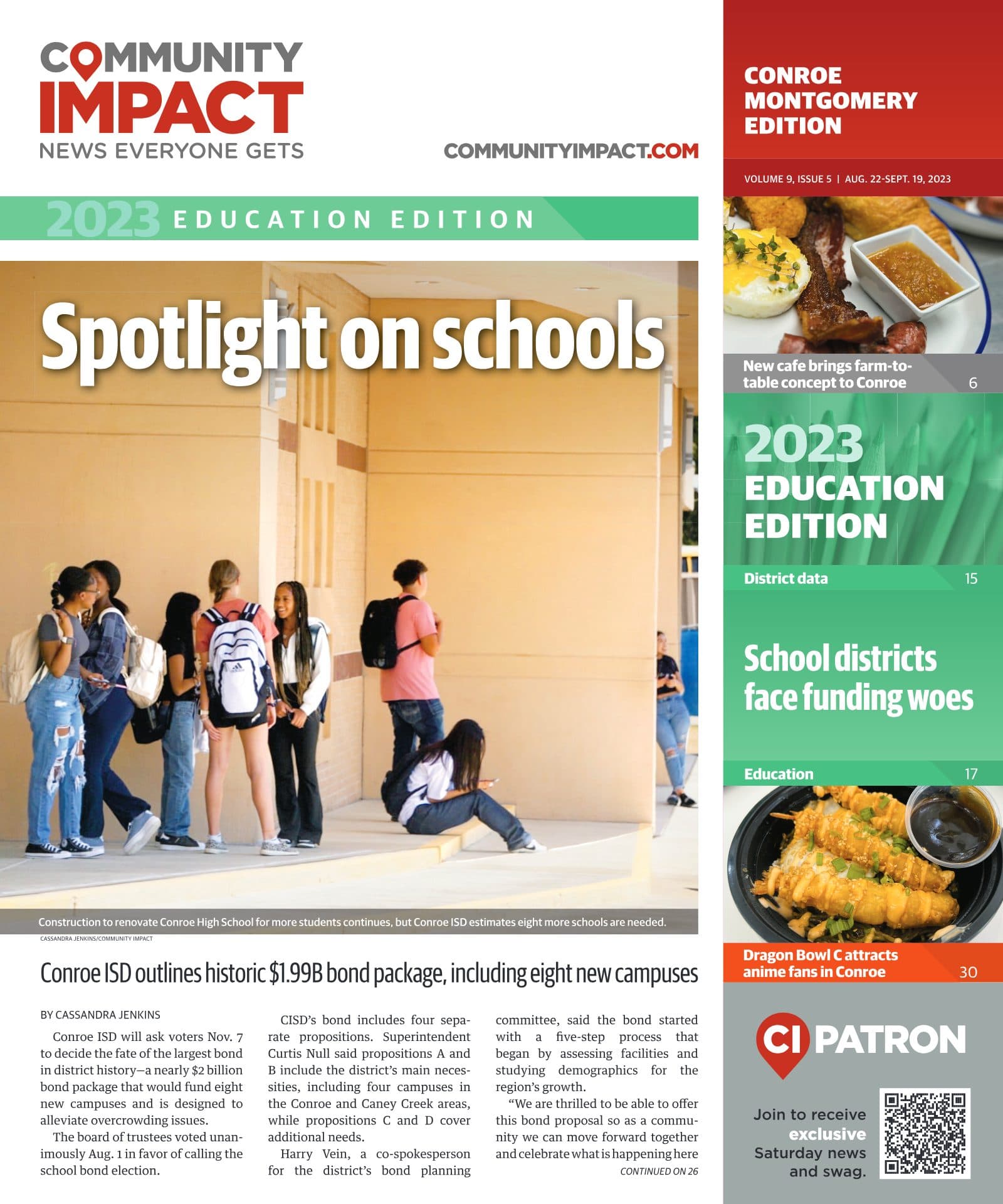 Conroe - Montgomery cover — August 2023