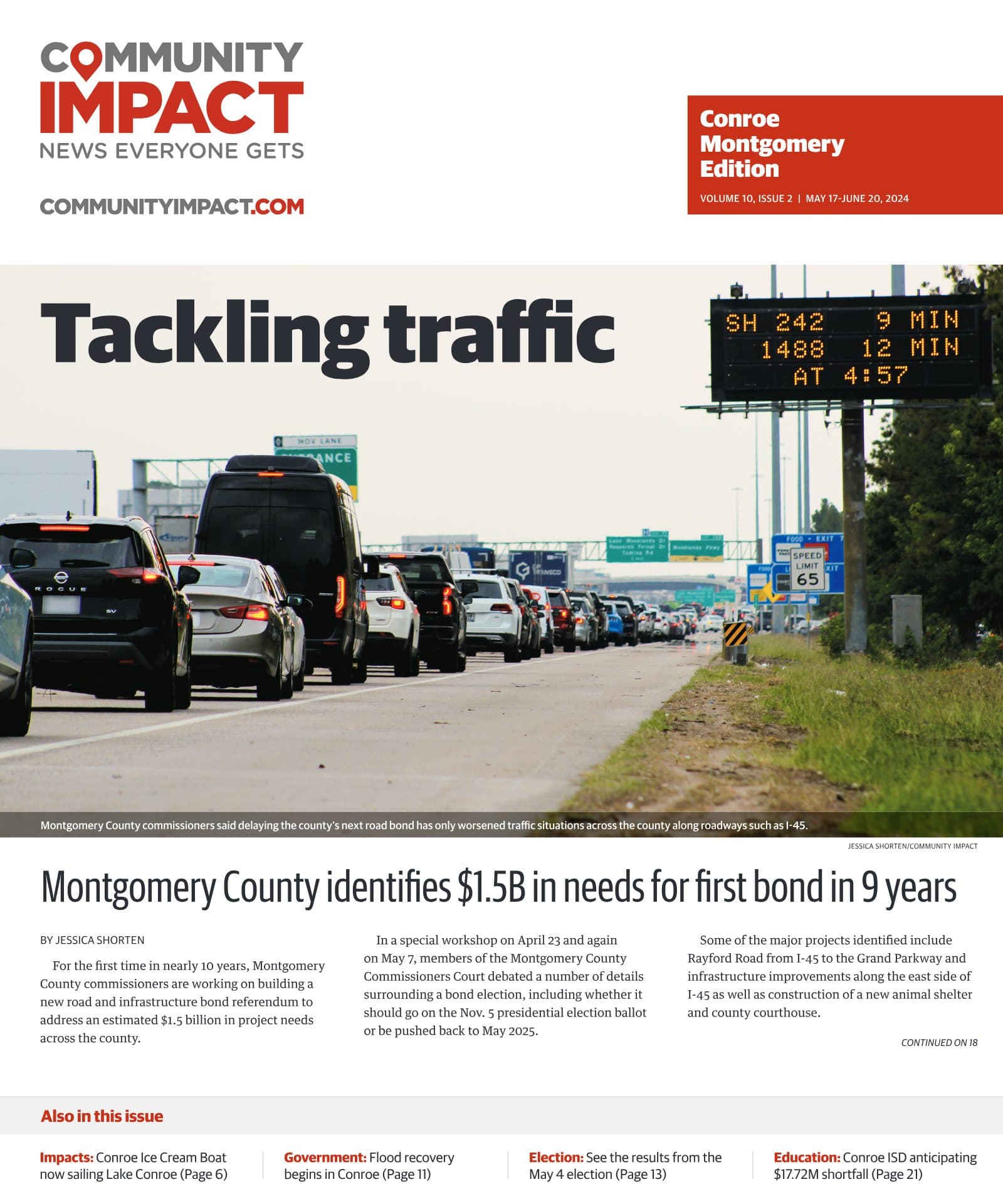 Conroe - Montgomery cover — May 2024