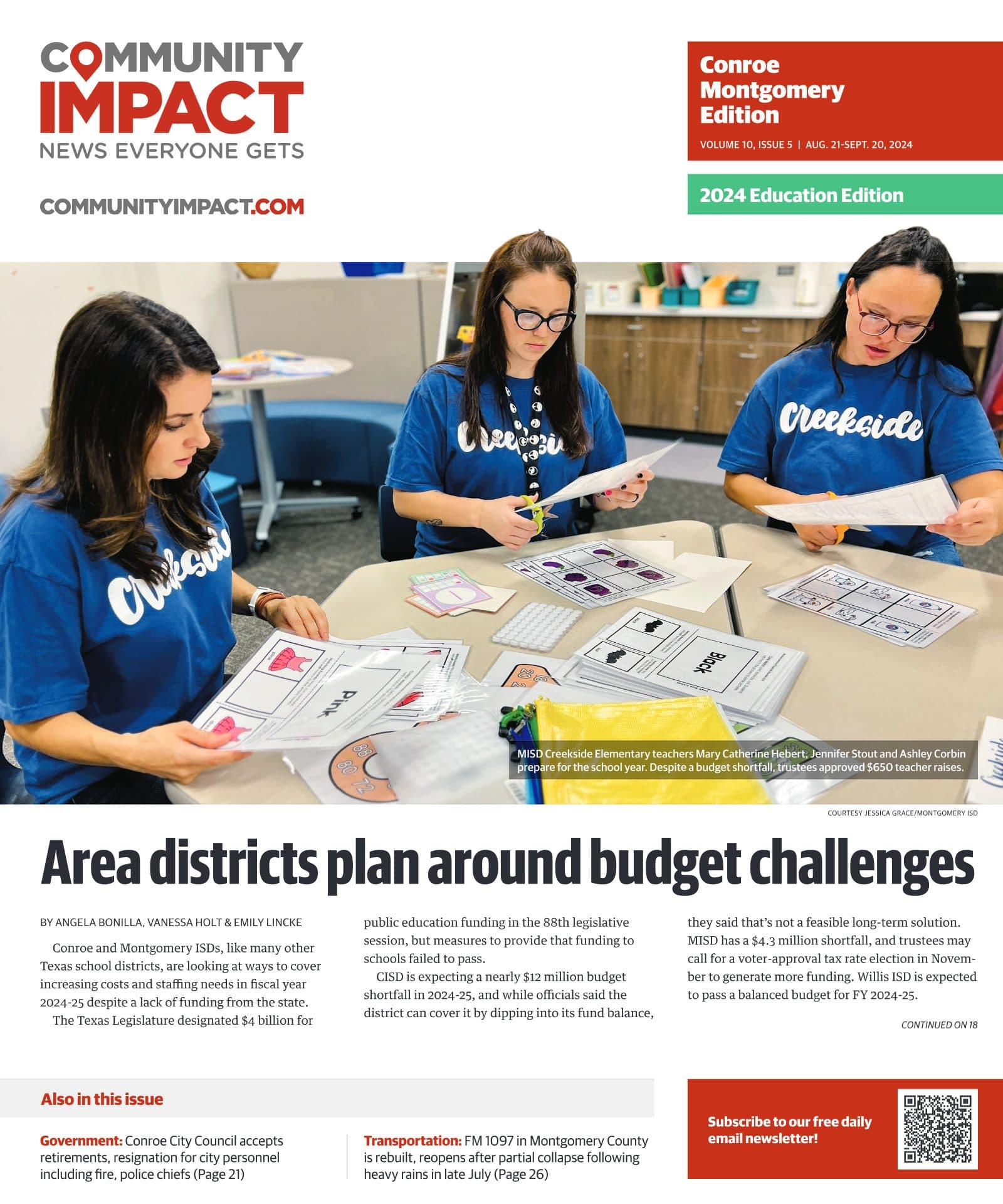 Conroe - Montgomery cover — August 2024