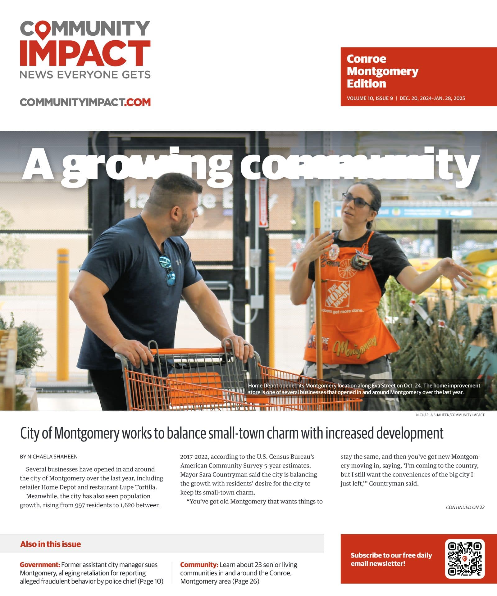Conroe - Montgomery cover — December 2024