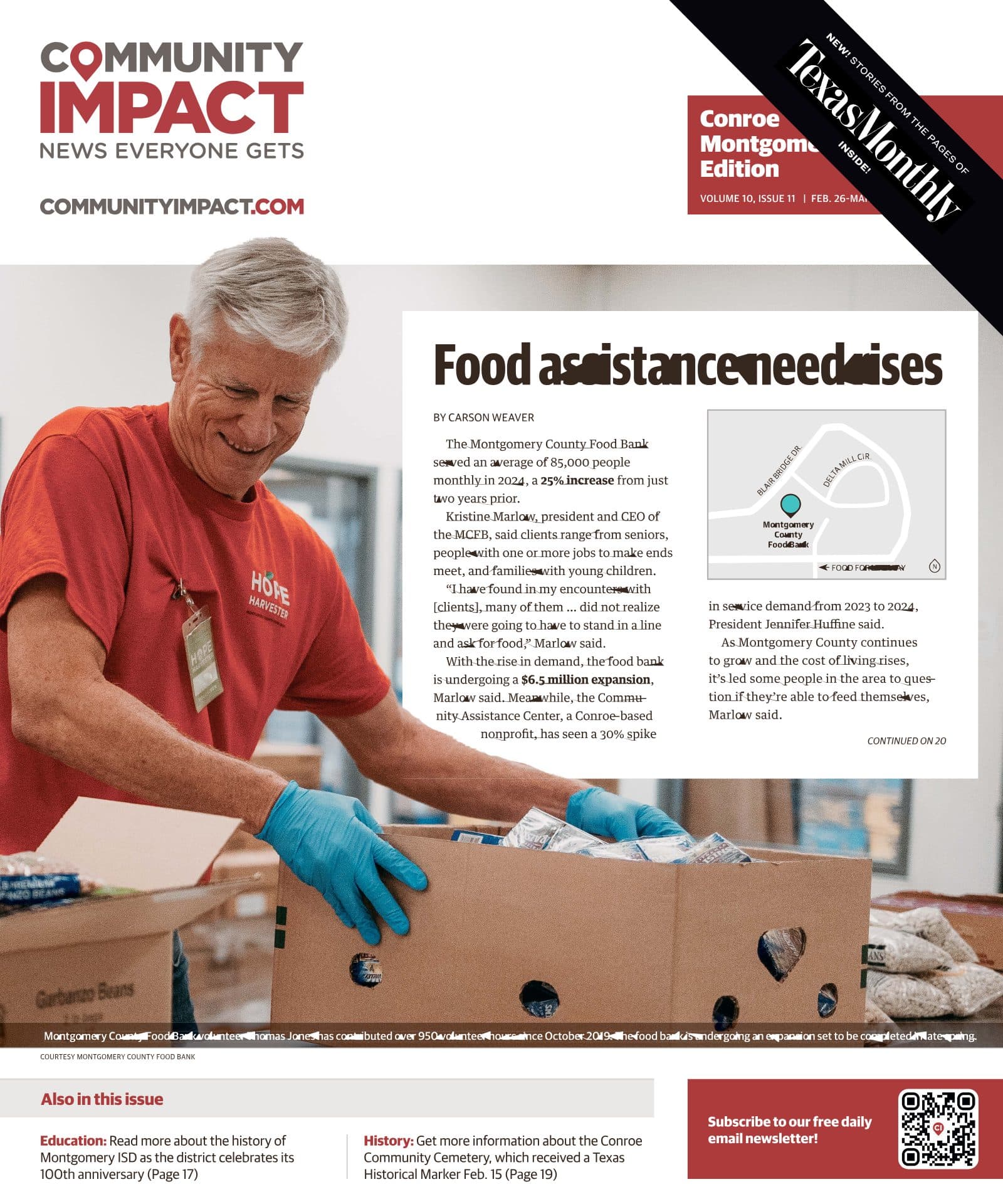 Conroe - Montgomery cover — February 2025