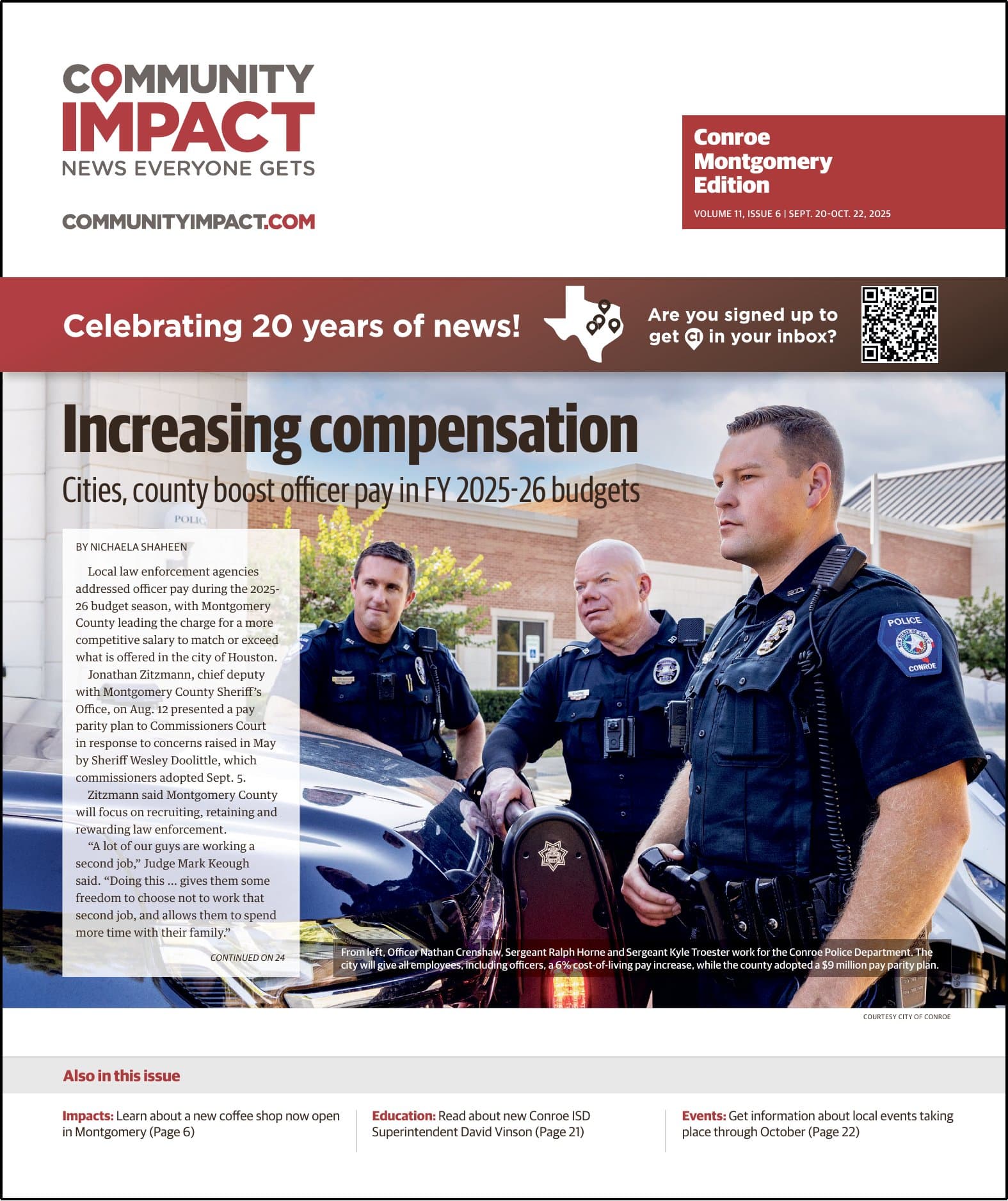 Conroe - Montgomery cover — September 2025