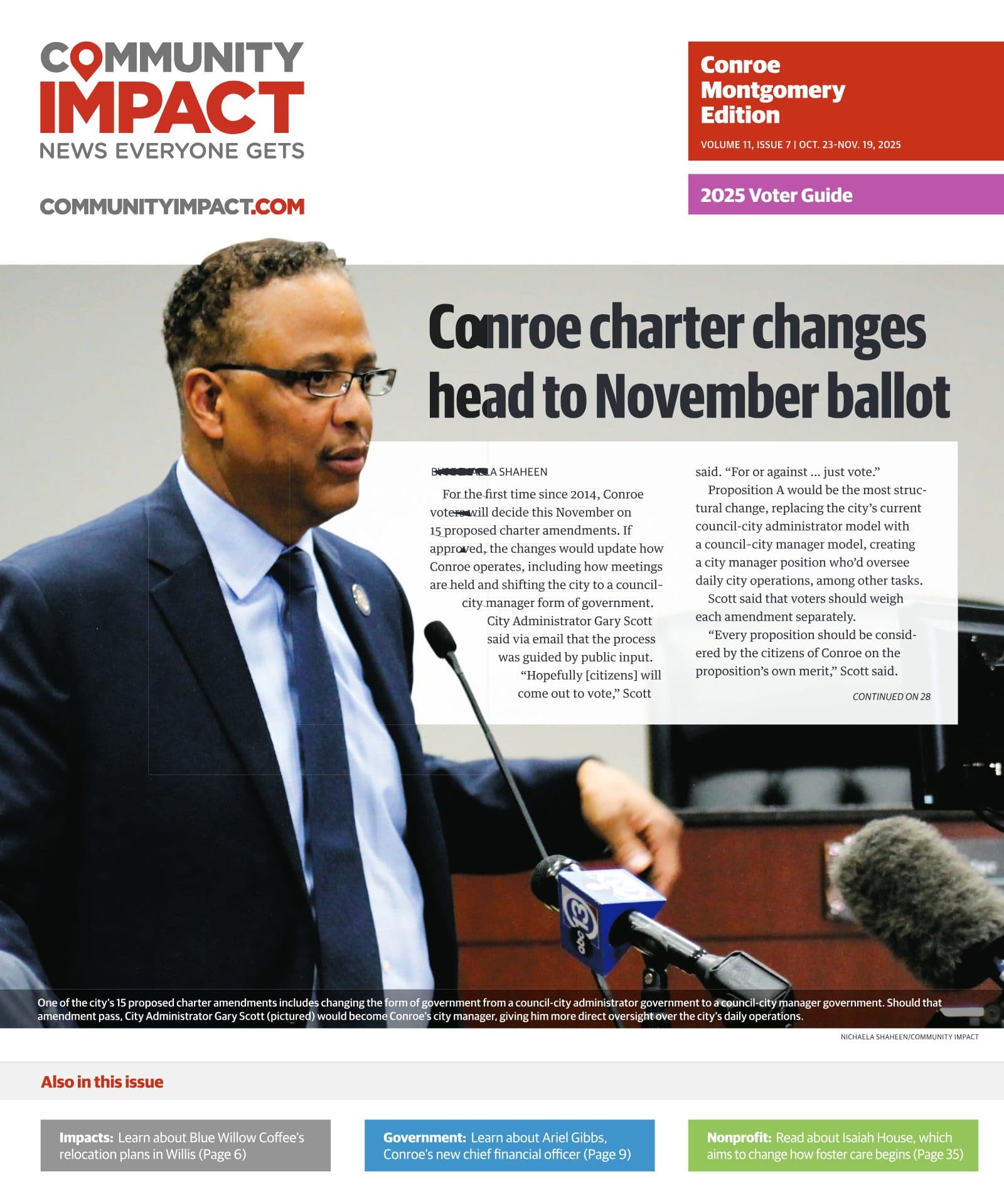 Conroe - Montgomery cover — October 2025