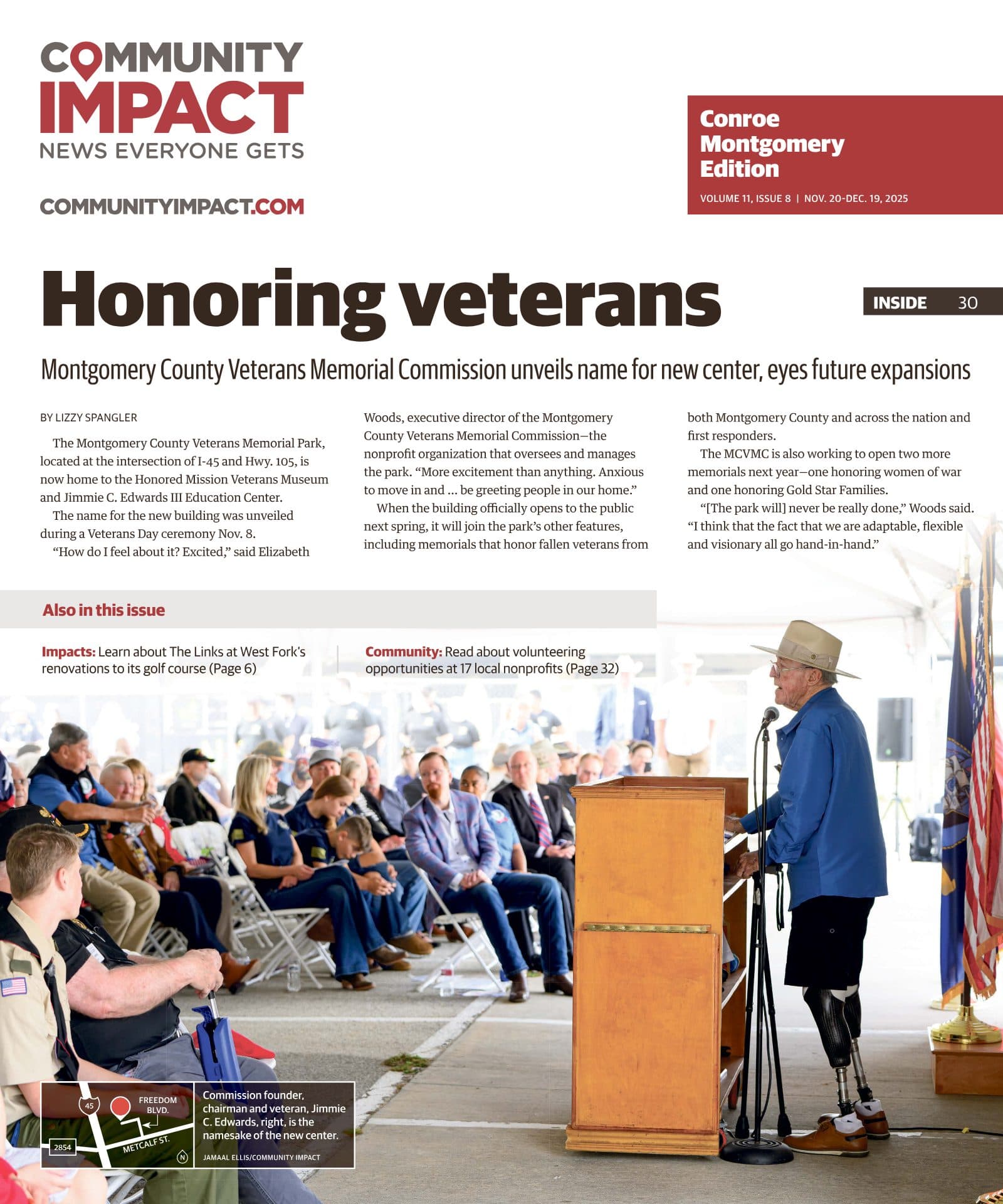 Conroe - Montgomery cover — November 2025