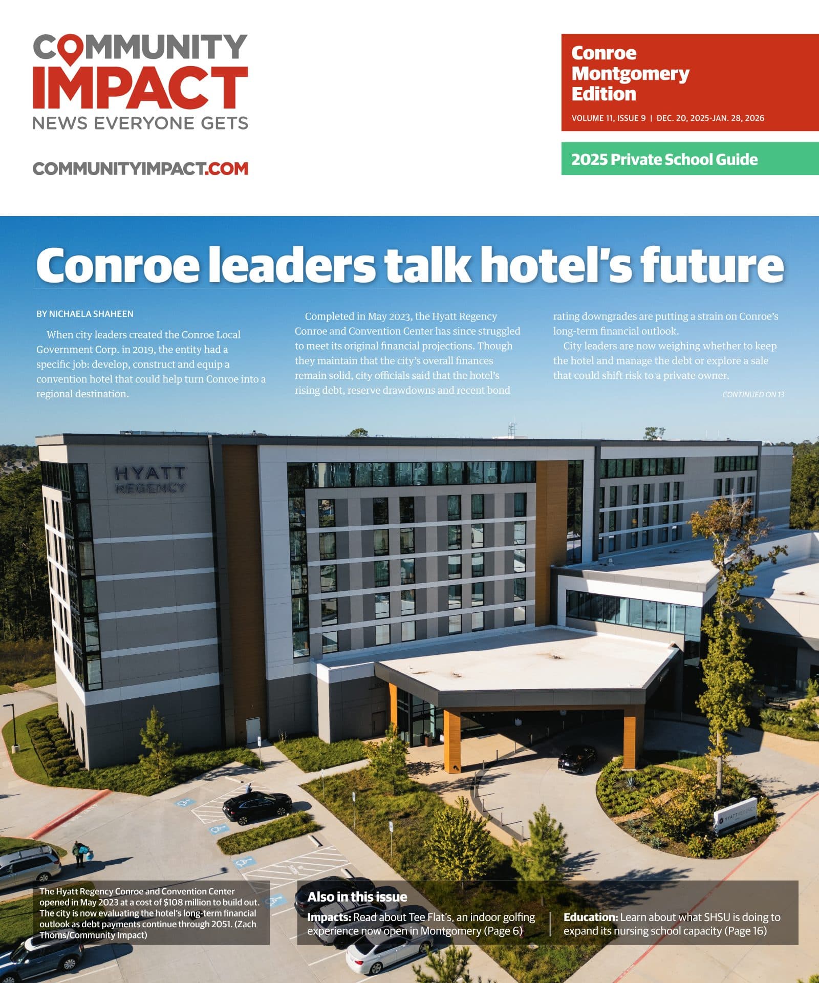 Conroe - Montgomery cover — December 2025