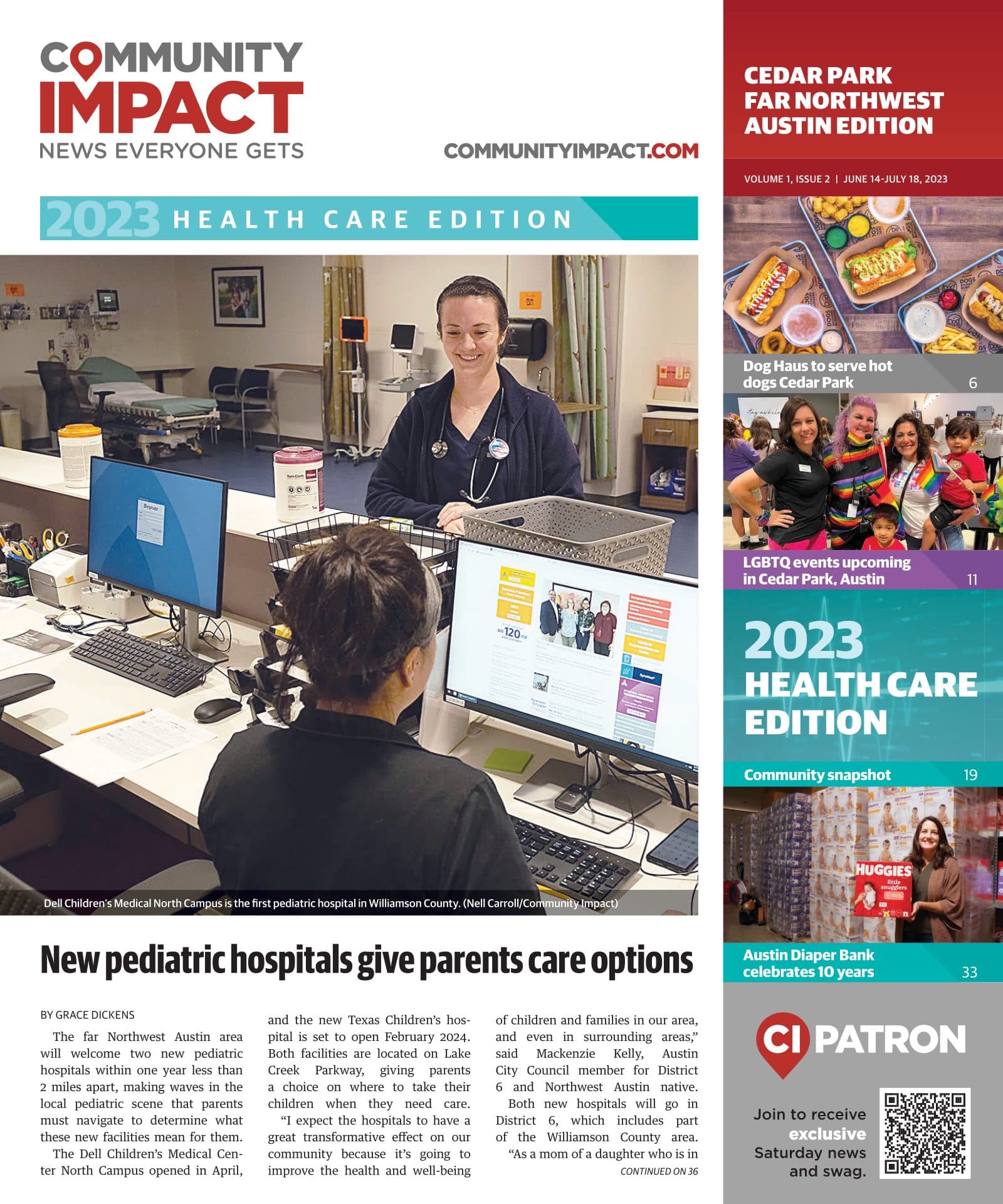 Cedar Park cover — June 2023