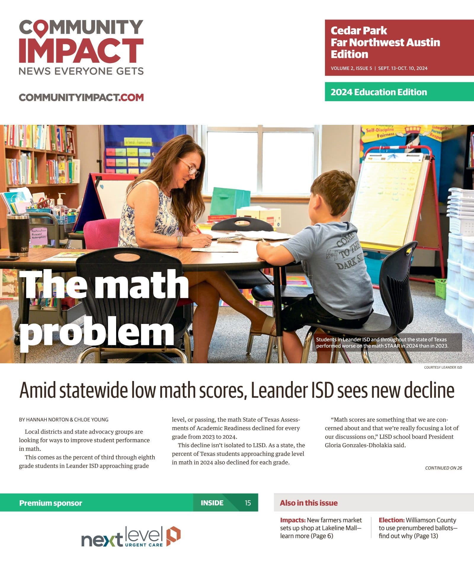 Cedar Park cover — September 2024
