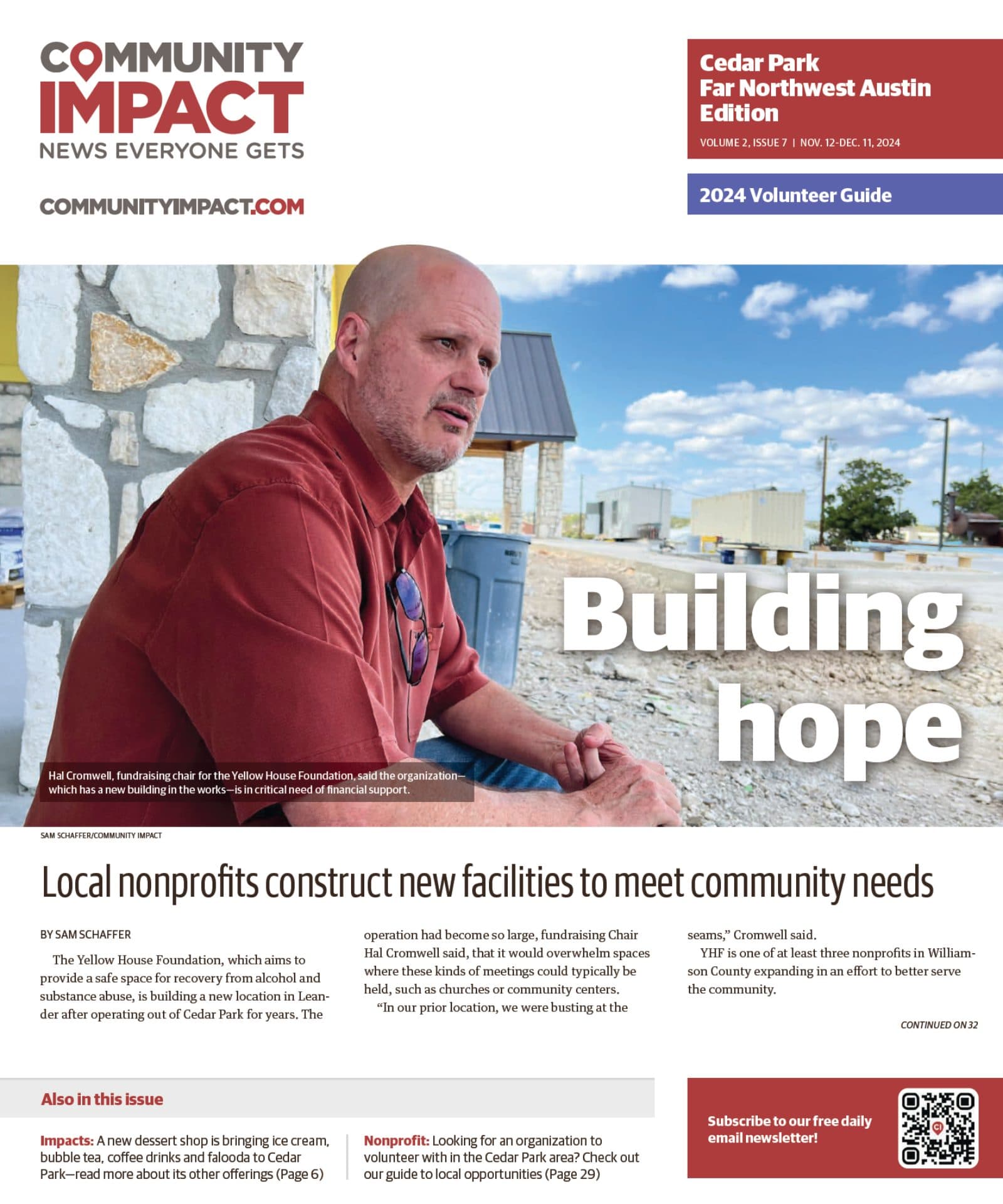 Cedar Park cover — November 2024