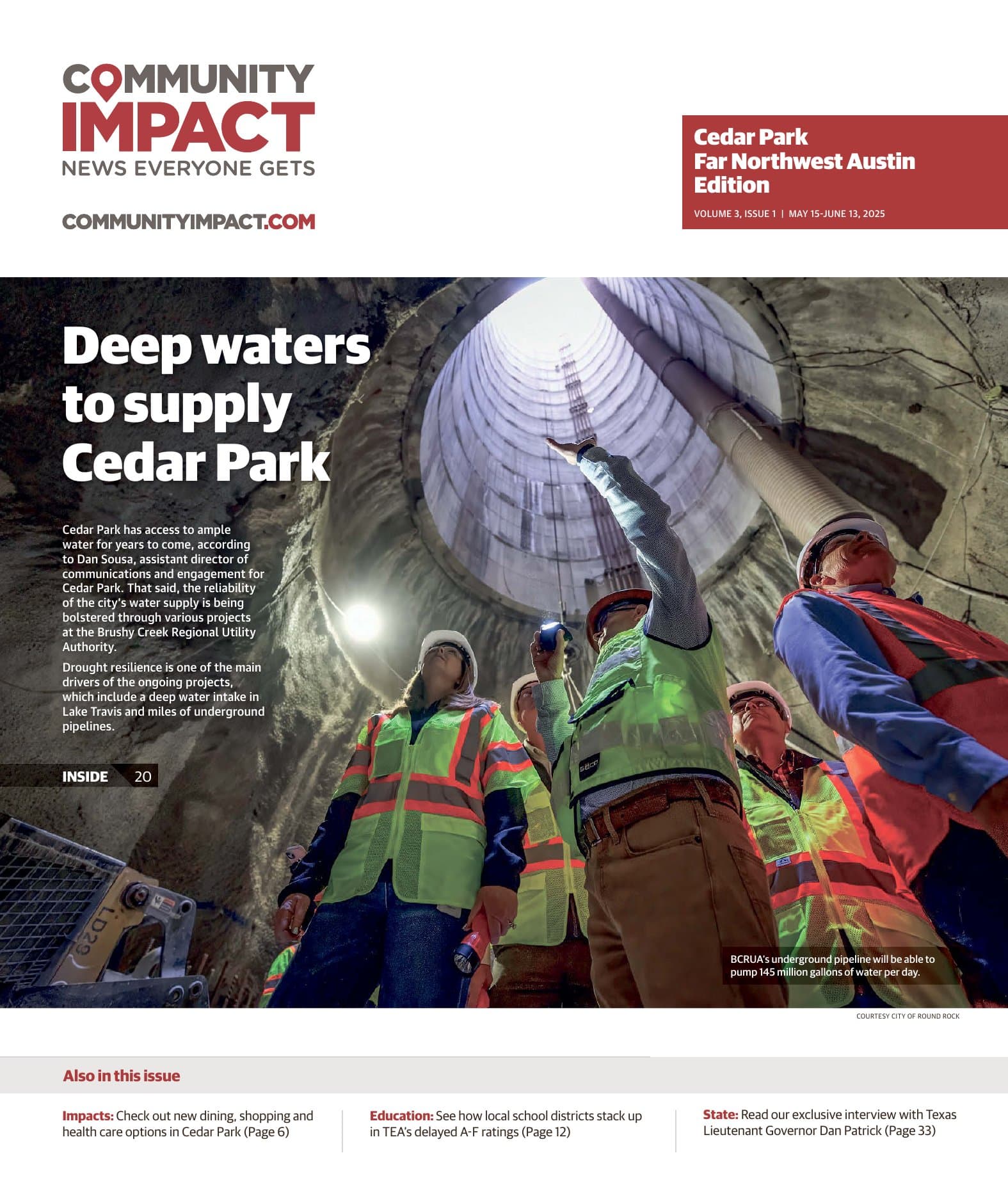 Cedar Park cover — May 2025