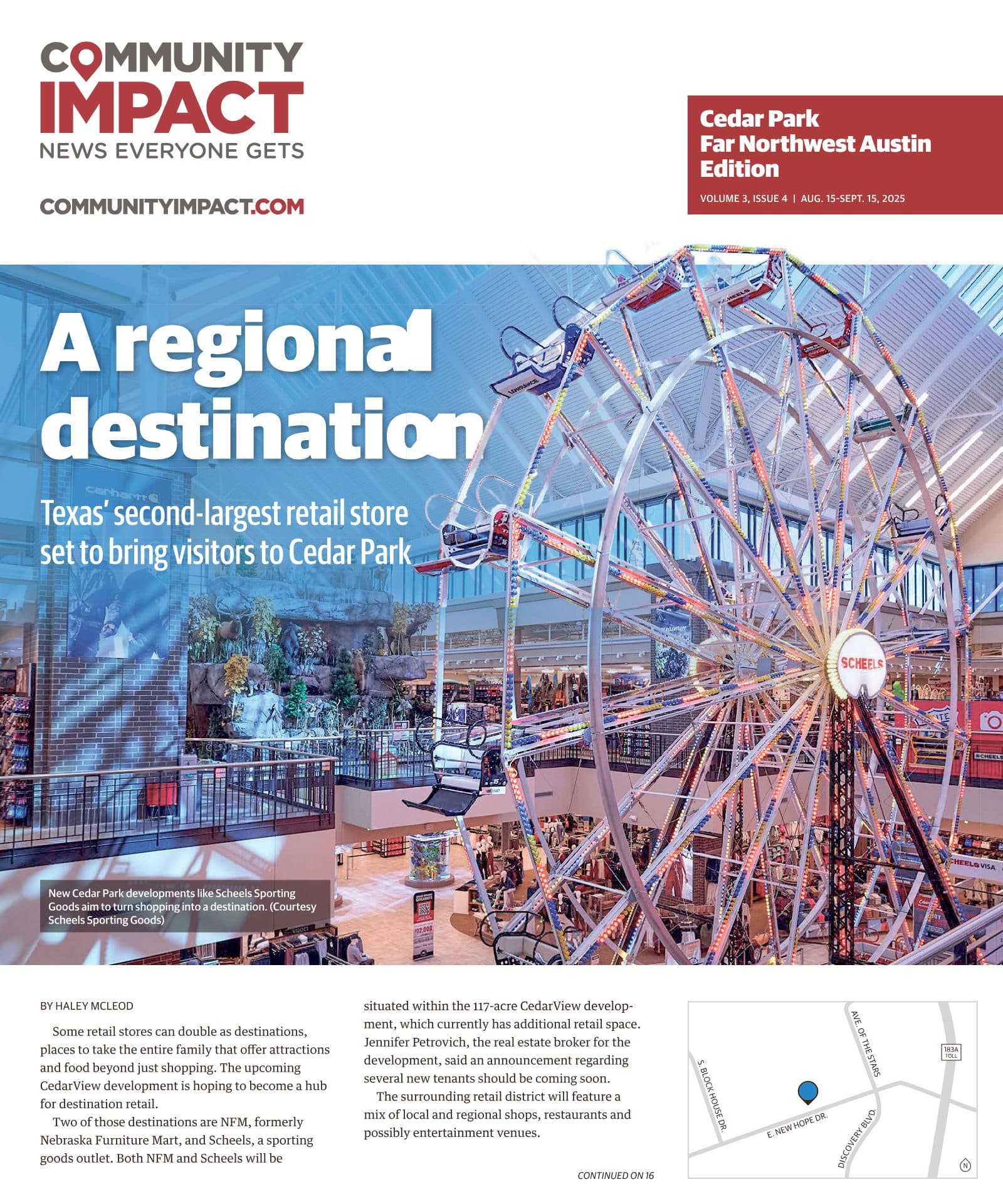 Cedar Park cover — August 2025