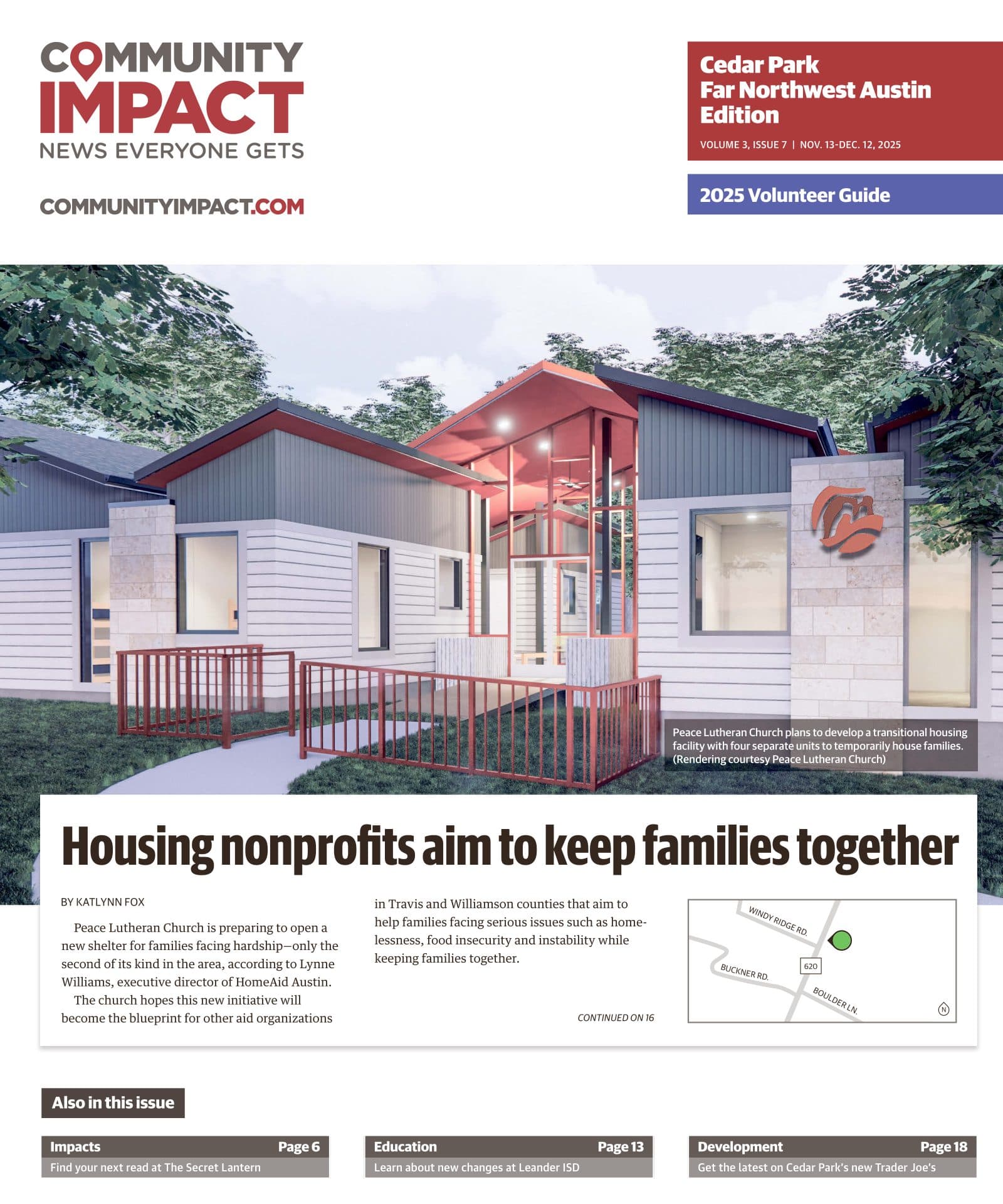 Cedar Park cover — November 2025