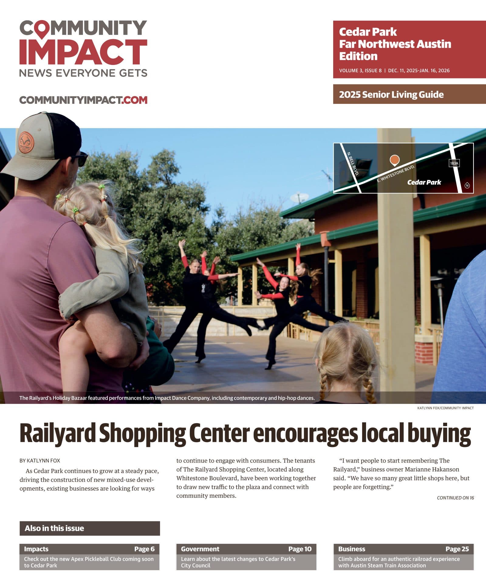 Cedar Park cover — December 2025