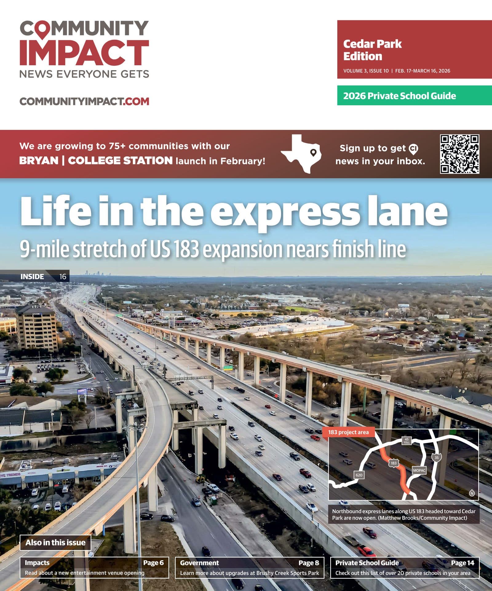 Cedar Park cover — February 2026