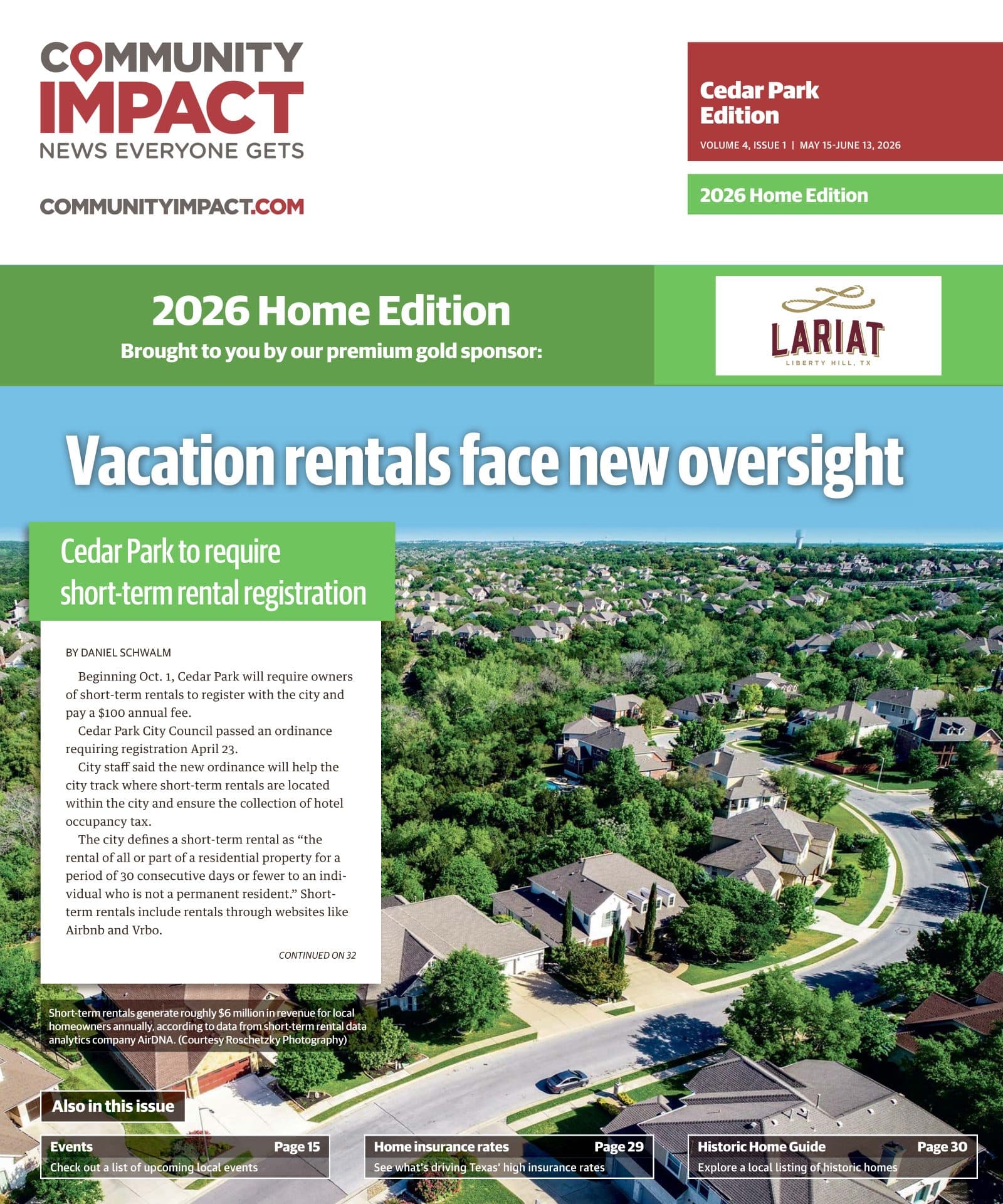 Cedar Park cover — May 2026