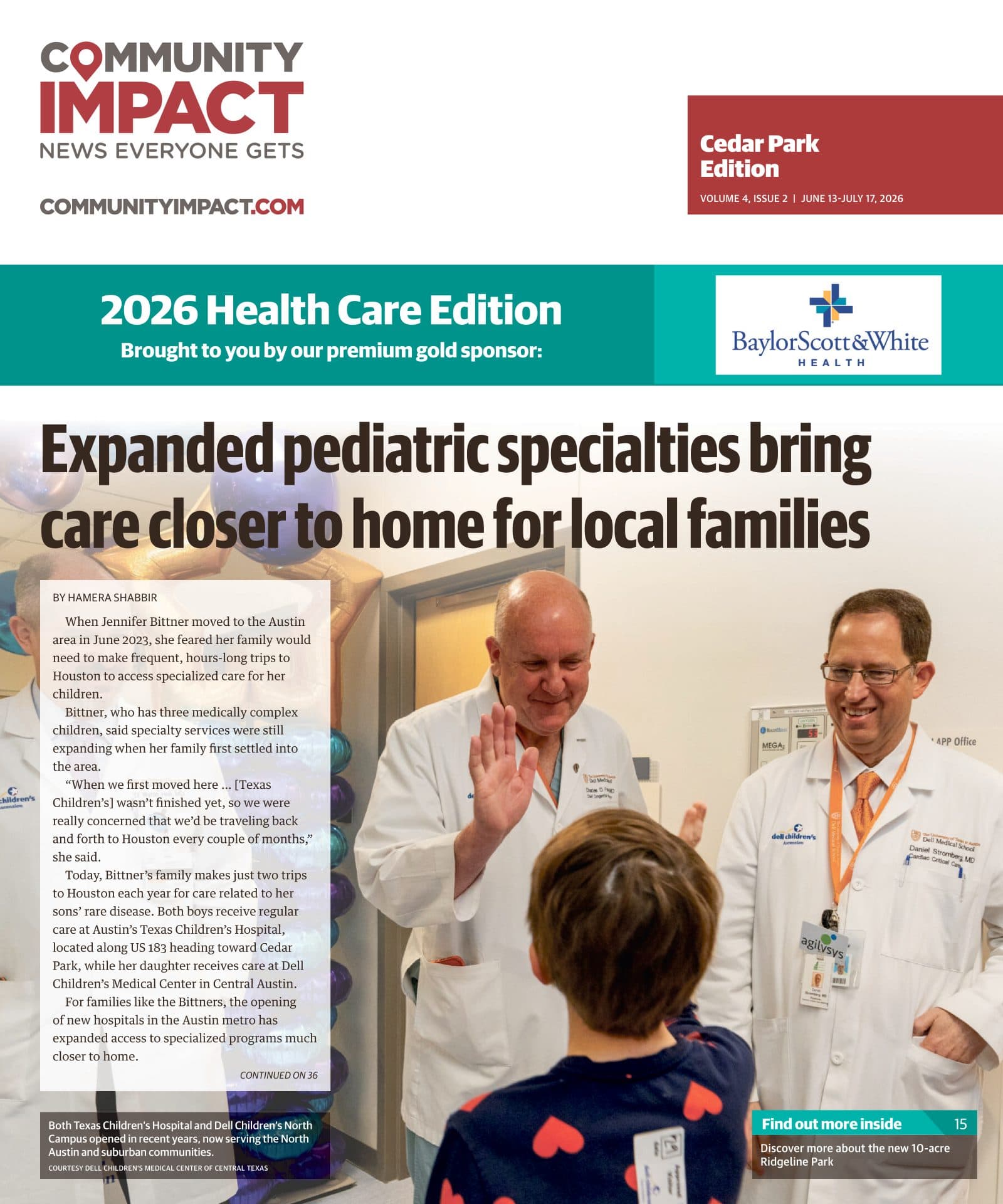 Cedar Park cover — June 2026