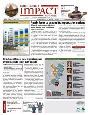 Central Austin cover — December 2008