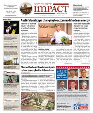 Central Austin cover — April 2009