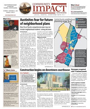 Central Austin cover — October 2009