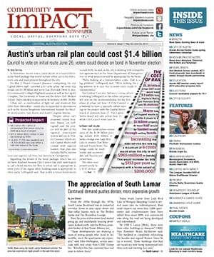 Central Austin cover — May 2014