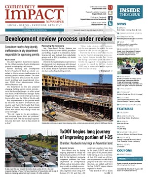 Central Austin cover — August 2014
