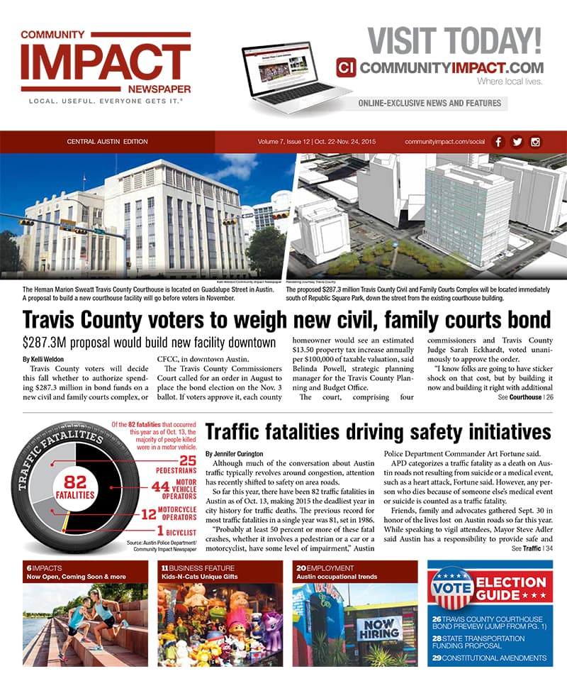 Central Austin cover — October 2015